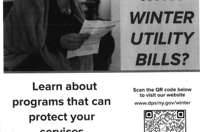 Help Is Available For Your Winter Utility Bills